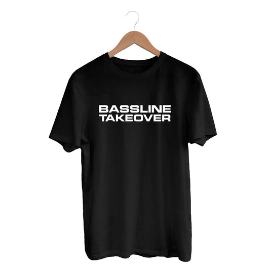BASSLINE TAKEOVER T-SHIRT (BLACK)