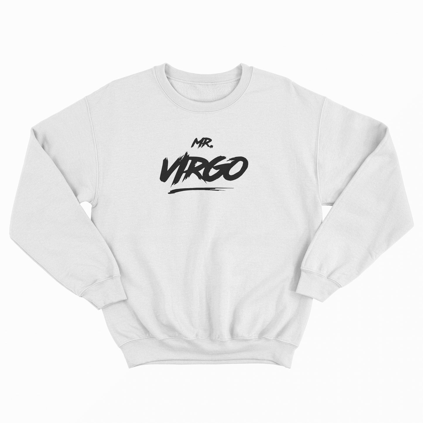 Mr Virgo Jumper White