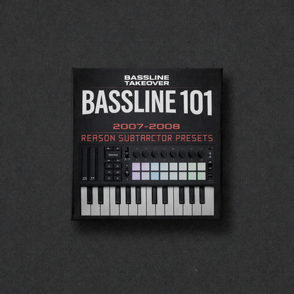 Bassline 101 Reason Subtractor Presets