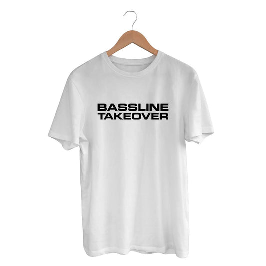 BASSLINE TAKEOVER T-SHIRT (WHITE)