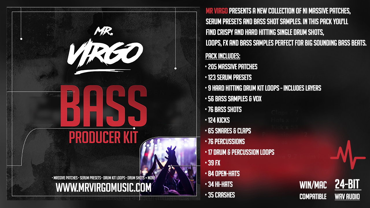 Mr Virgo Bass Producer Pack (Mac Users)